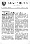 LBV Phönix Rundschreiben - Juni 1948