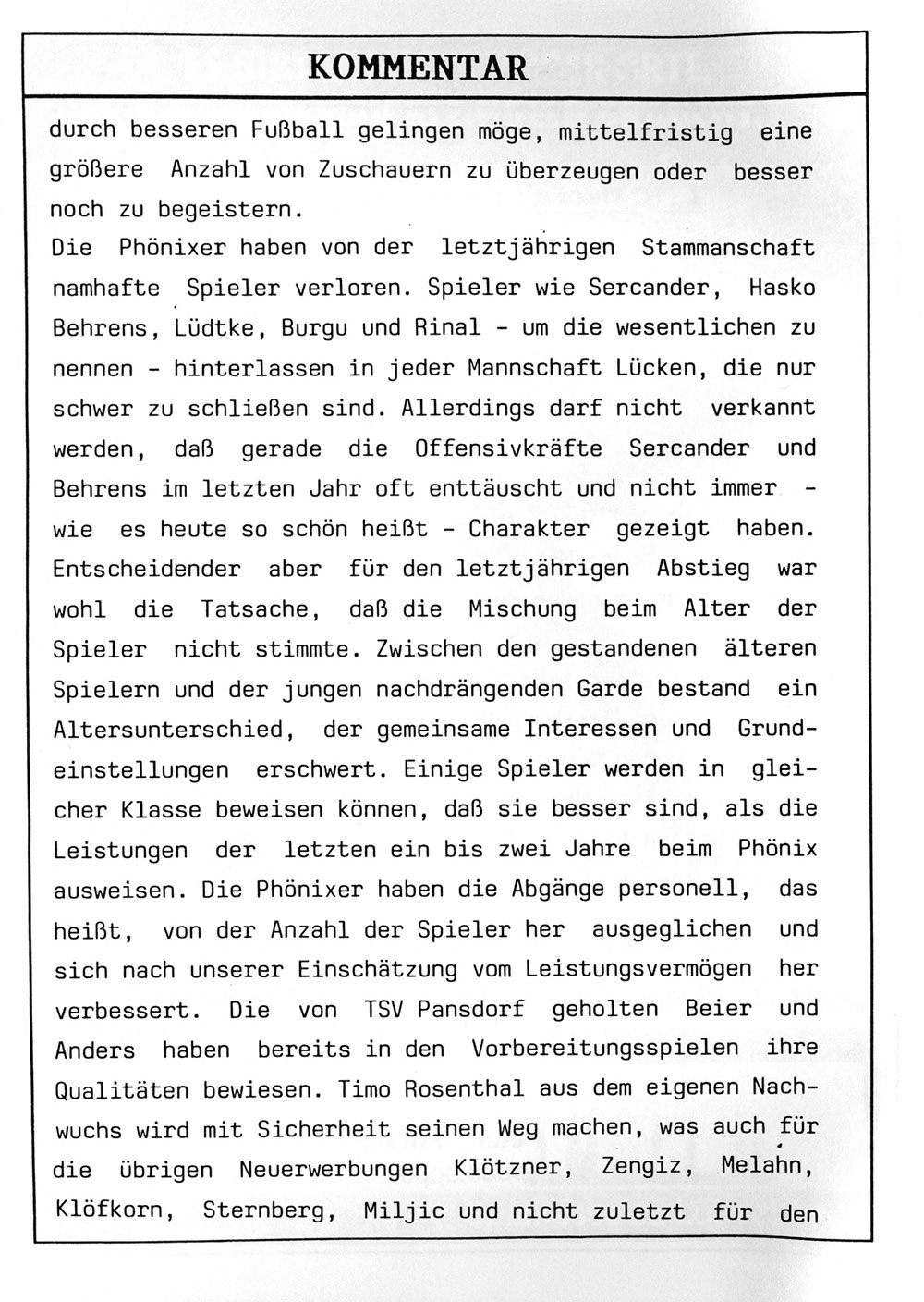 Der PHÖNIX EXPRESS, Heft 92, v. 17.8.1997