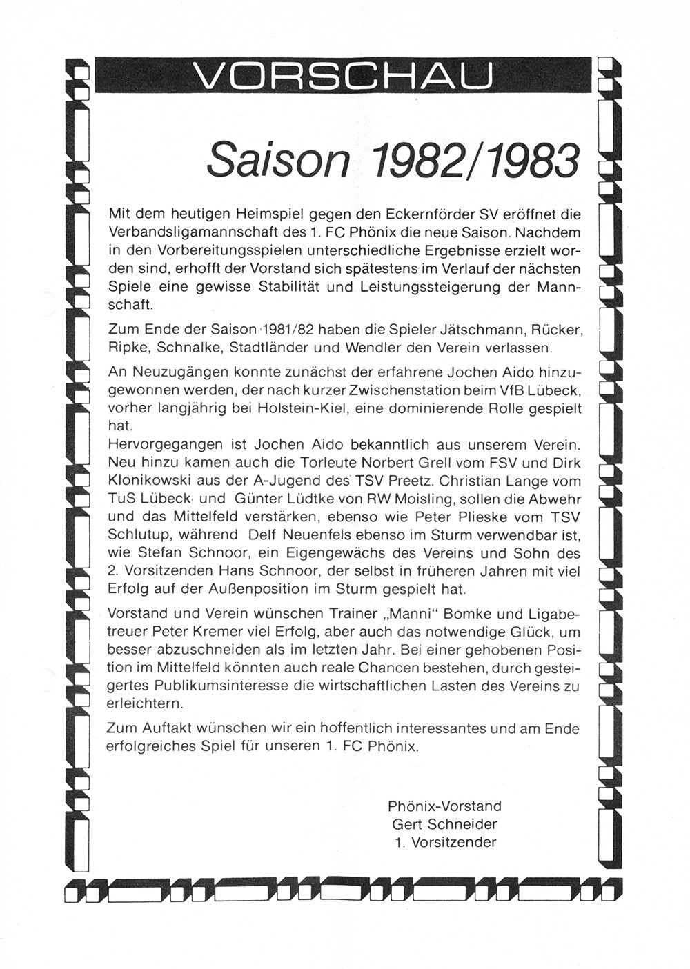 Der PHÖNIX EXPRESS, Heft 38, v. 14.8.1982