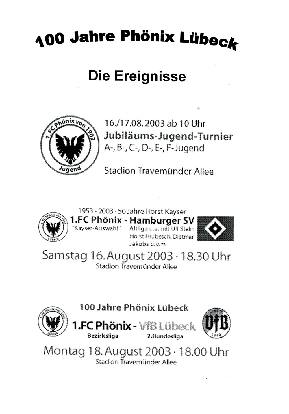 Der PHÖNIX Express, Sonderheft 2003