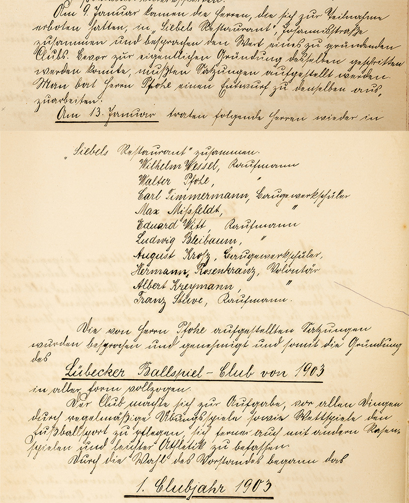Die Gründung des LBC von 1903
